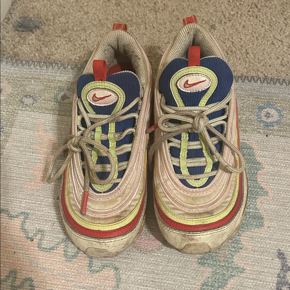 Nike Kids' Red and Blue Sneakers
